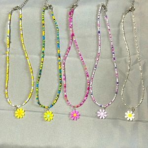 Flowers necklaces for girls (5)